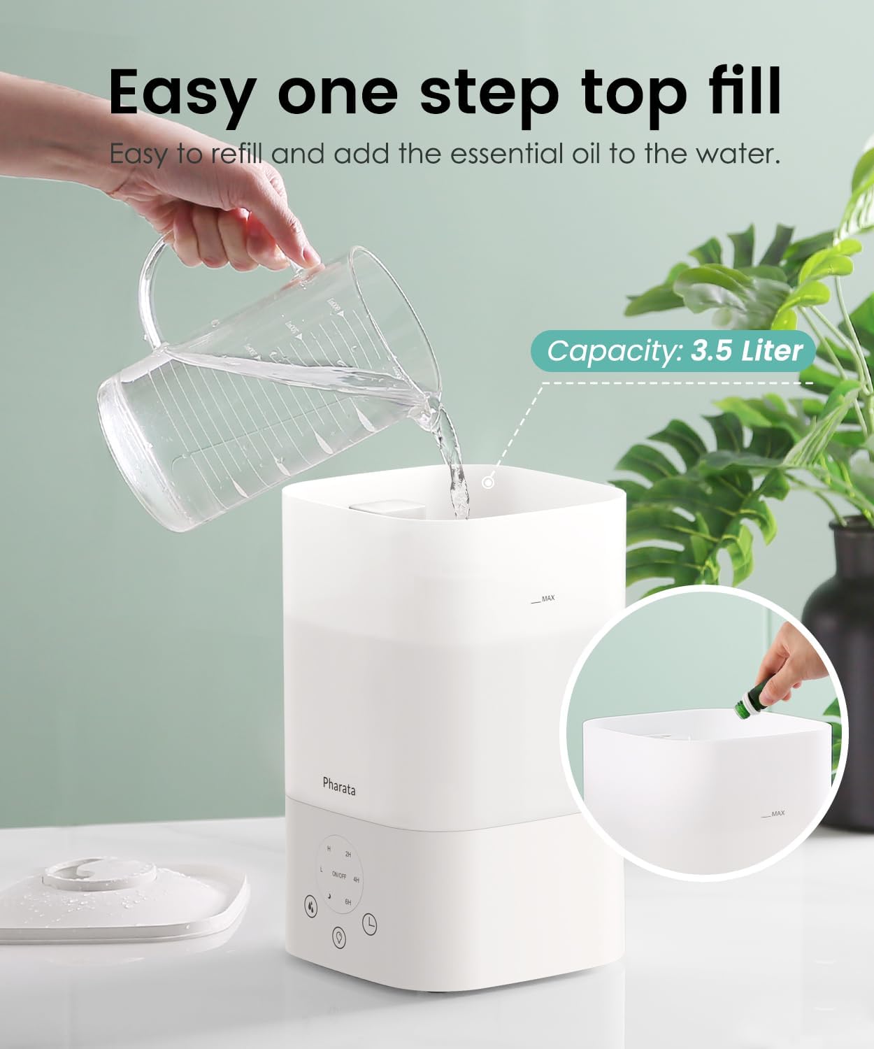 Pharata 3.5L Top Fill Humidifier - Image 2